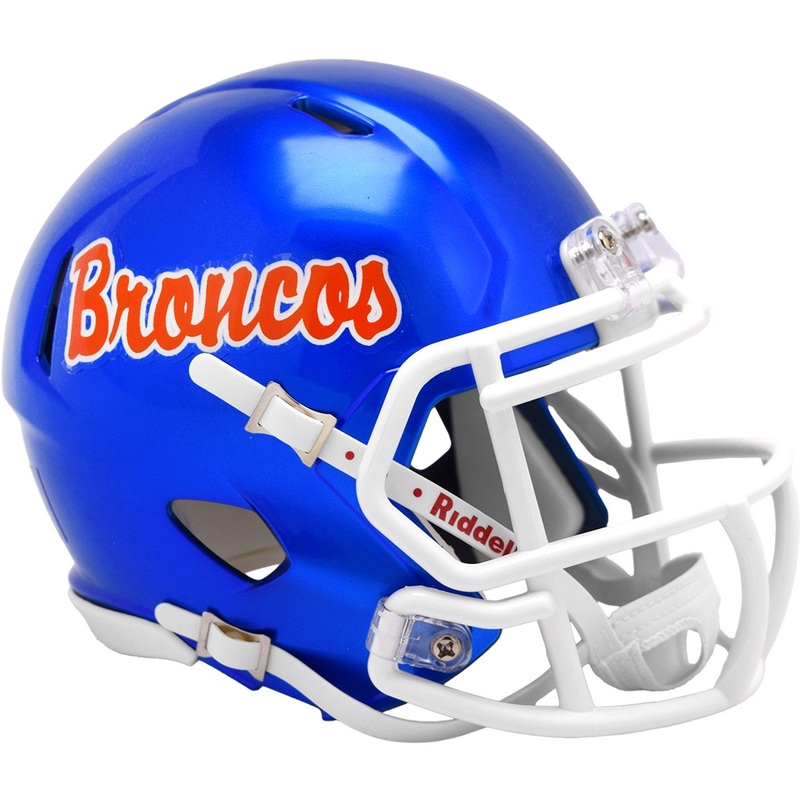 Boise State Broncos Script Revolution SPEED Mini Football Helmet