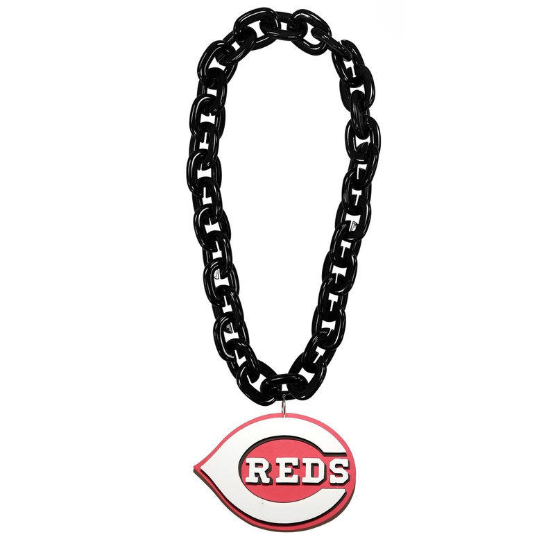 Cincinnati Reds MLB Fan Chain 10 Inch 3D Foam Magnet Necklace