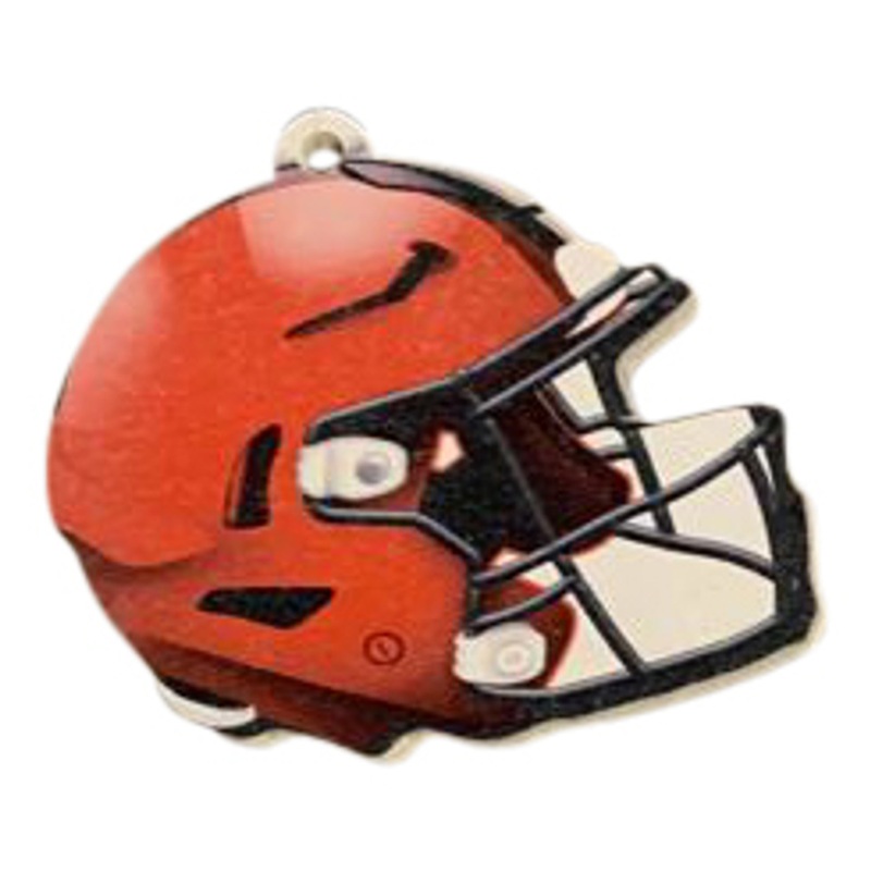 Cleveland Browns NFL Wood Football Helmet Christmas Tree Ornament