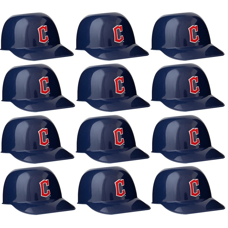 Cleveland Guardians MLB 8oz Snack Size / Ice Cream Mini Baseball Helmets – Quantity 12