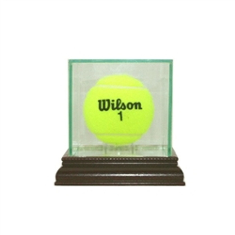 Deluxe Real Glass Tennis Ball Display Case