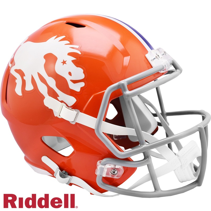 Denver Broncos 1966 Throwback SPEED Riddell Full Size Replica Football Helmet