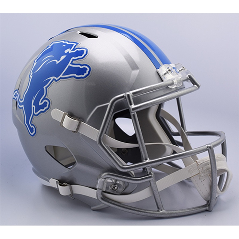 Detroit Lions 2017 to 2023 Throwback Replica Speed Full Size Football Helmet by Riddell