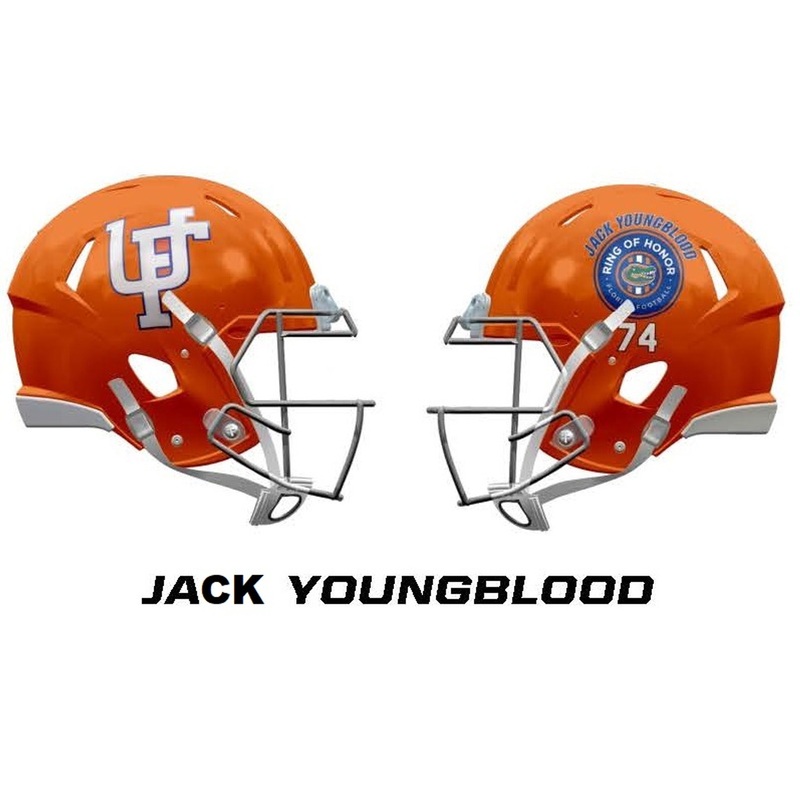 Florida Gators Jack Youngblood Ring of Honor SPEED Mini Football Helmet