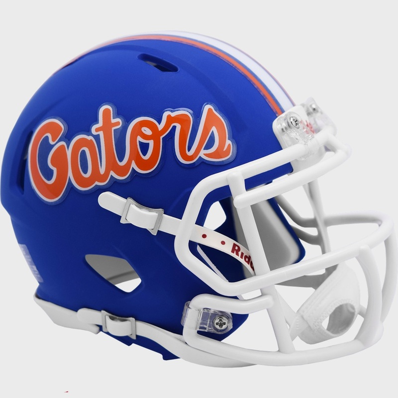 Florida Gators Matte Blue 2021 Revolution SPEED Mini Football Helmet