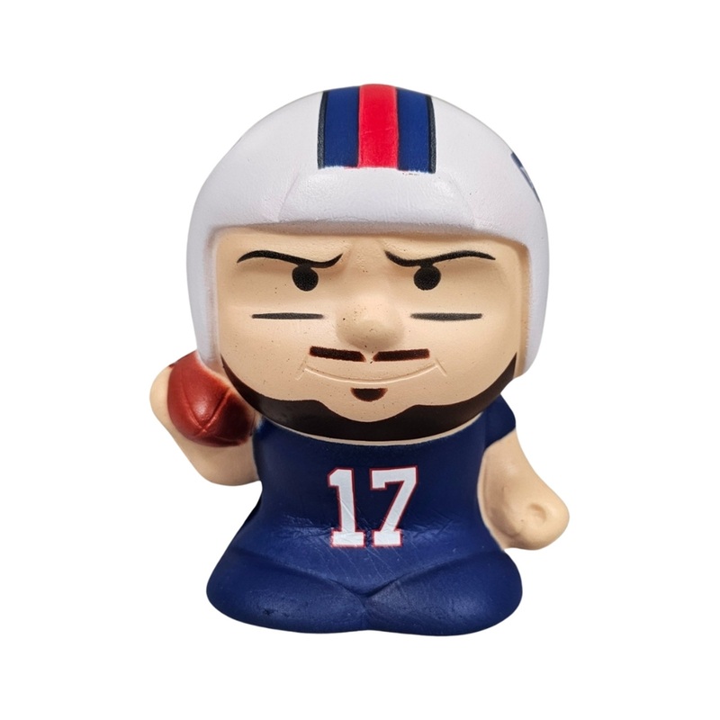 Josh Allen Buffalo Bills # 17 Series 4 Jumbo SqueezyMate NFL Figurine