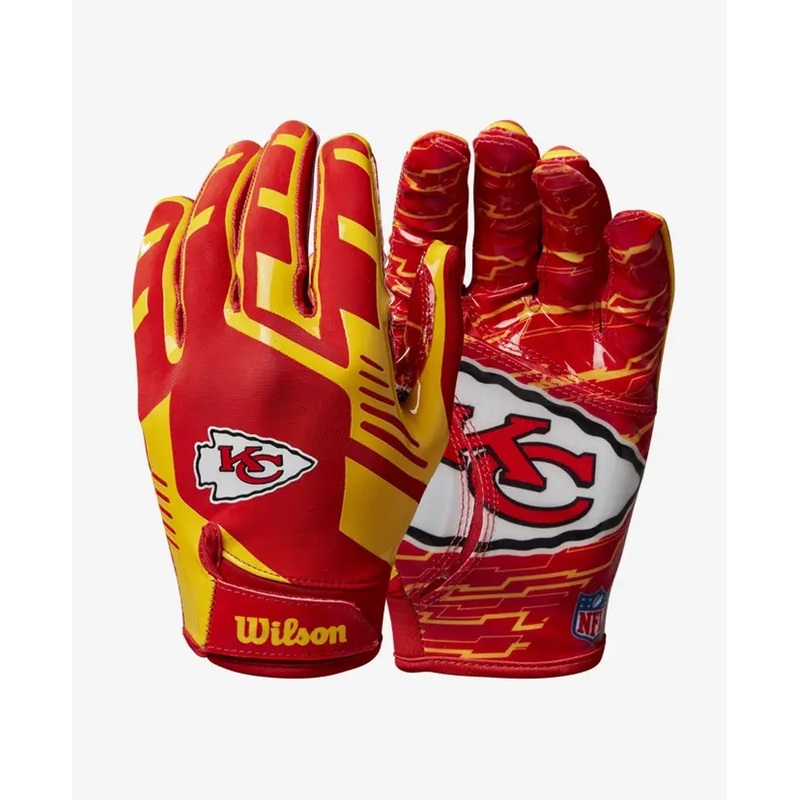 Kansas City Chiefs NFL Stretch Fit Receiver Football Gloves