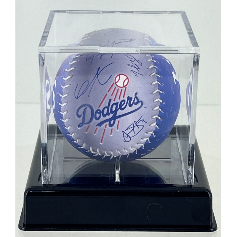 Los Angeles Dodgers 2024 World Series Commemorative Signature Baseball in Acrylic Display Case