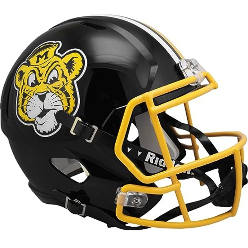Missouri Tigers Sailor Tiger Riddell Full Size Replica Speed Football Helmet