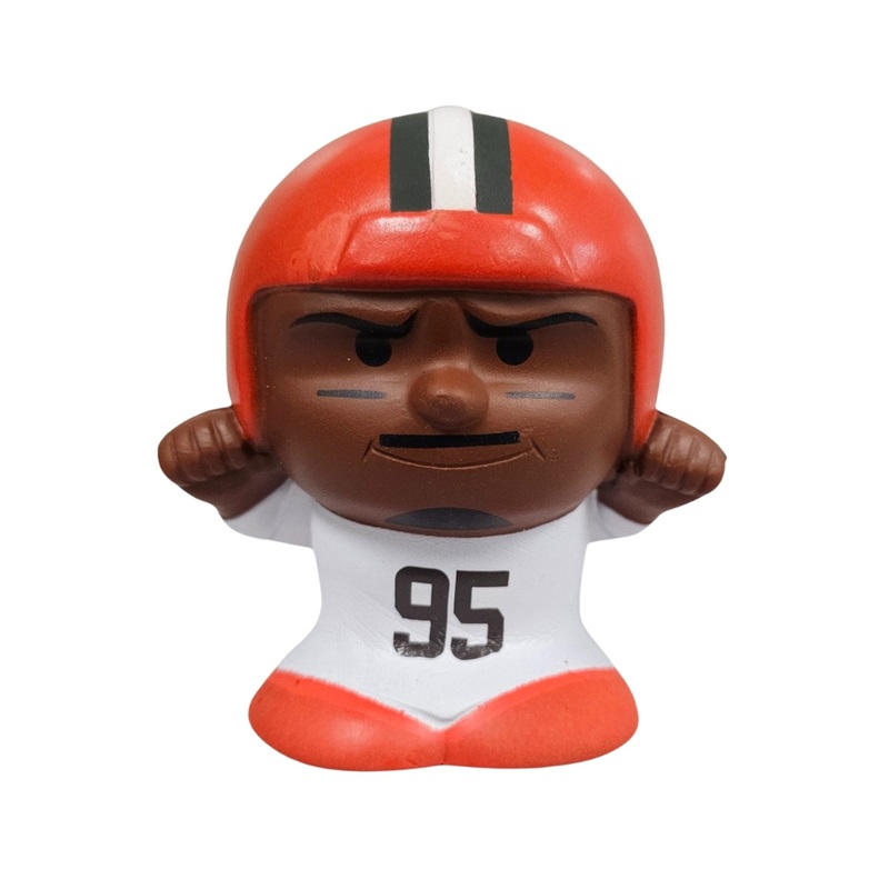 Myles Garrett Cleveland Browns # 95 Series 4 Jumbo SqueezyMate NFL Figurine