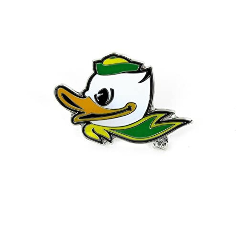 NCAA Oregon Ducks Fighting Duck Logo Lapel Pin