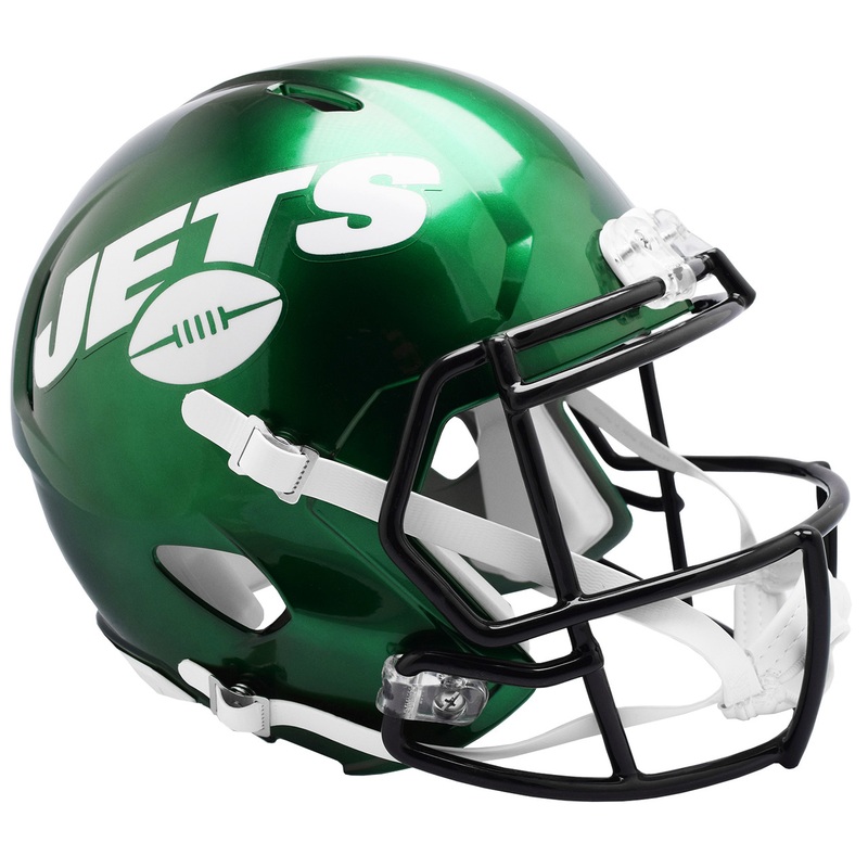 New York Jets 2019 to 2023 Throwback SPEED Riddell Full Size Replica Football Helmet