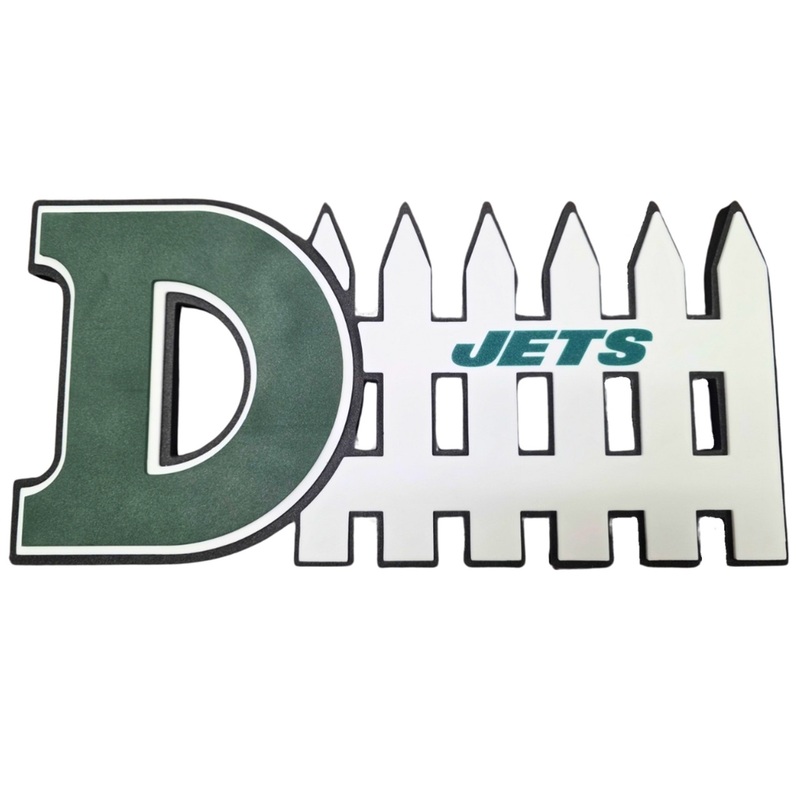 New York Jets Defense 3D Fan Foam Logo Wall Sign