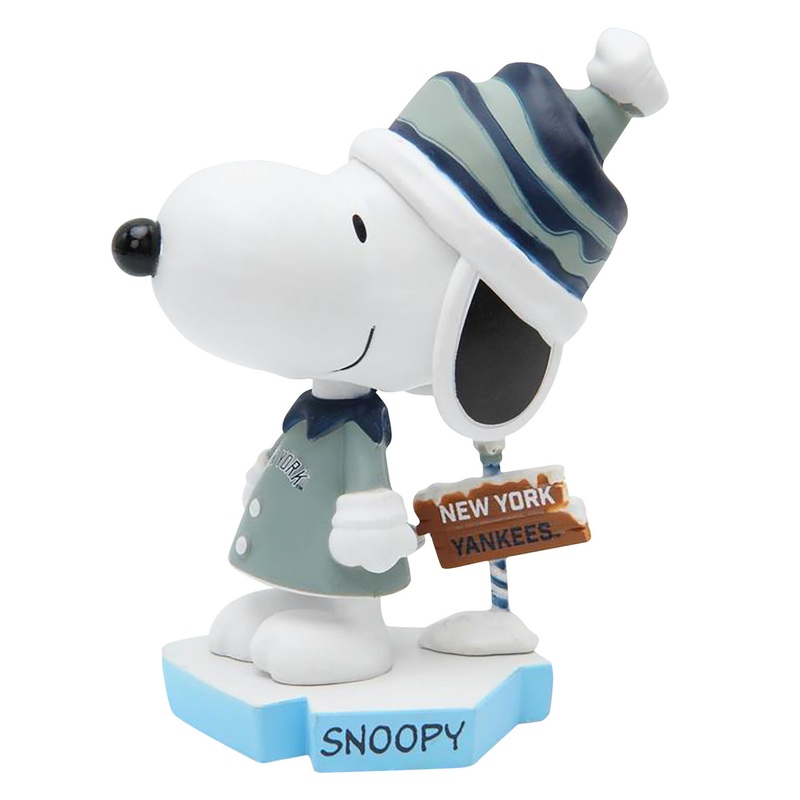 New York Yankees Snoopy Peanuts Mini Bighead 4.5″ Bobblehead Bobble Head Doll