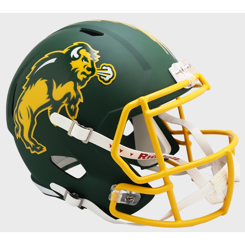 North Dakota State Bison Green NCAA SPEED Riddell Full Size Replica Football Helmet