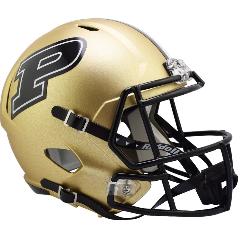 Purdue Boilermakers NCAA SPEED Riddell Full Size Replica Football Helmet