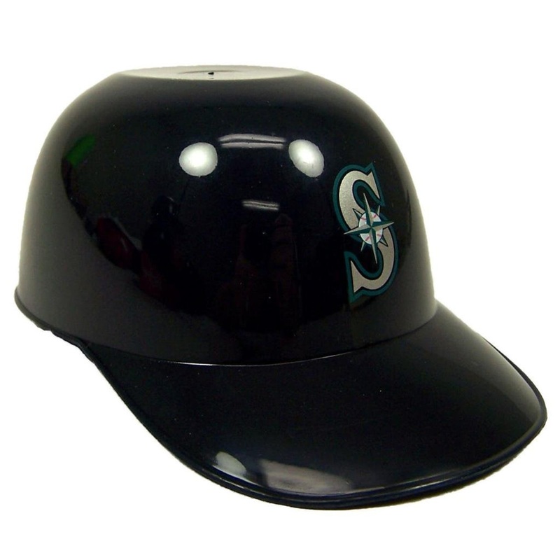Seattle Mariners MLB 8oz Snack Size / Ice Cream Mini Baseball Helmets – Quantity 1
