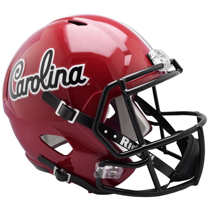 South Carolina Gamecocks Script SPEED Riddell Full Size Replica Football Helmet