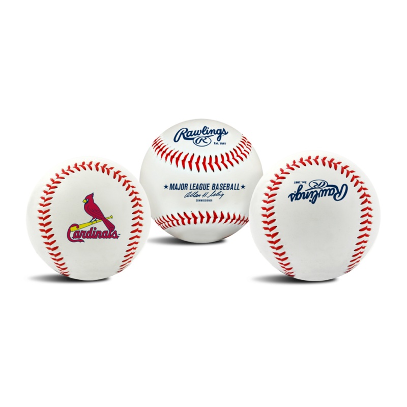 St. Louis Cardinals Rawlings “The Original” Team Logo Baseball