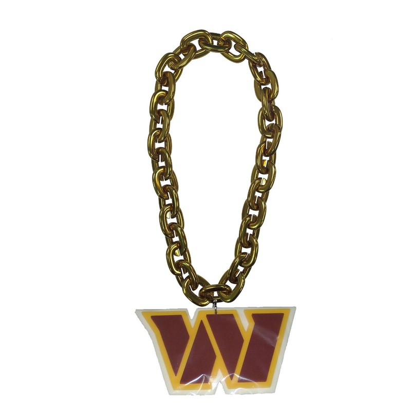Washington Commanders NFL Touchdown Fan Chain 10 Inch 3D Foam Necklace