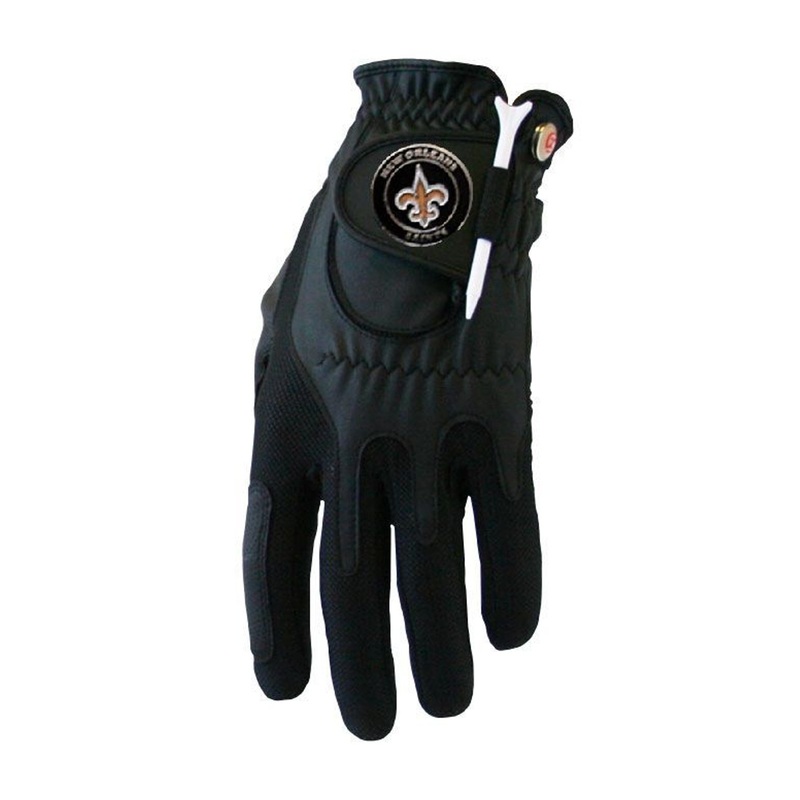 Zero Friction NFL New Orleans Saints Black Golf Glove, Left Hand