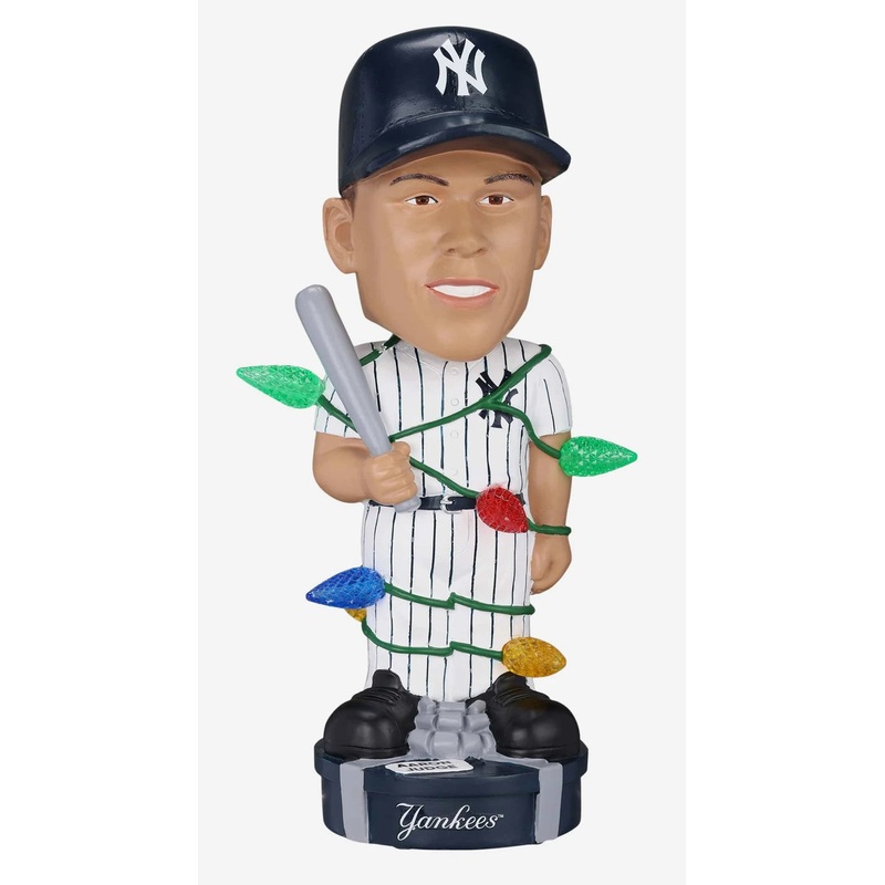 Aaron Judge New York Yankees Holiday Flashing Lights 10″ Bobblehead Bobble Head Doll