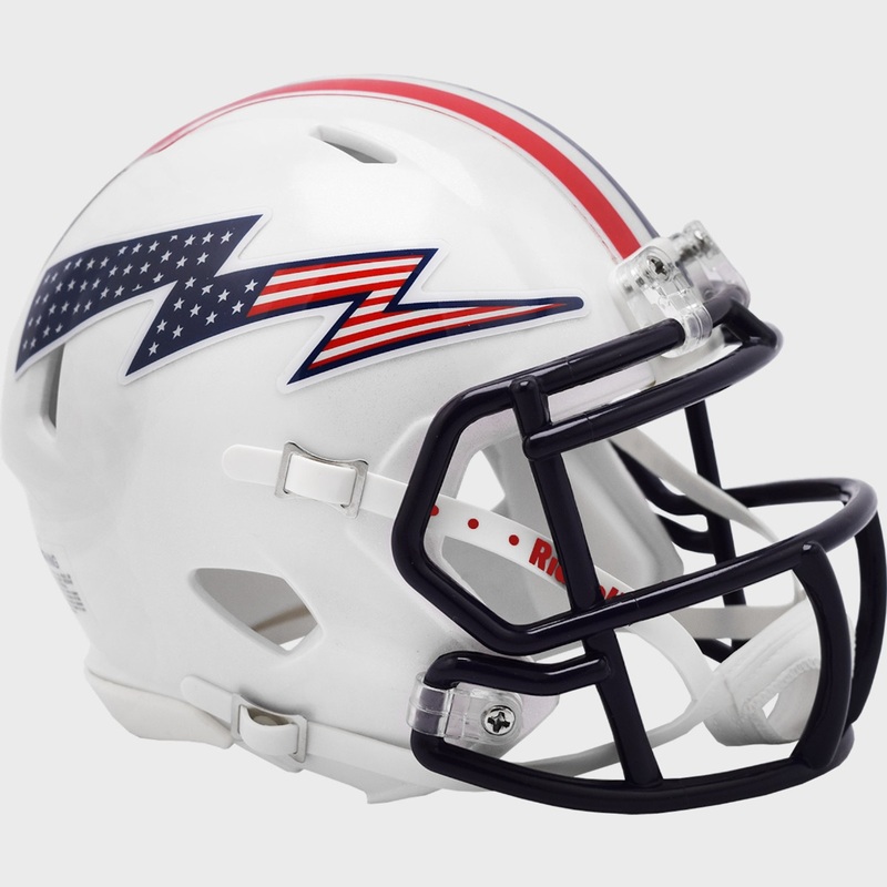 Air Force Falcons NCAA Stars and Stripes Revolution Speed Mini Football Helmet