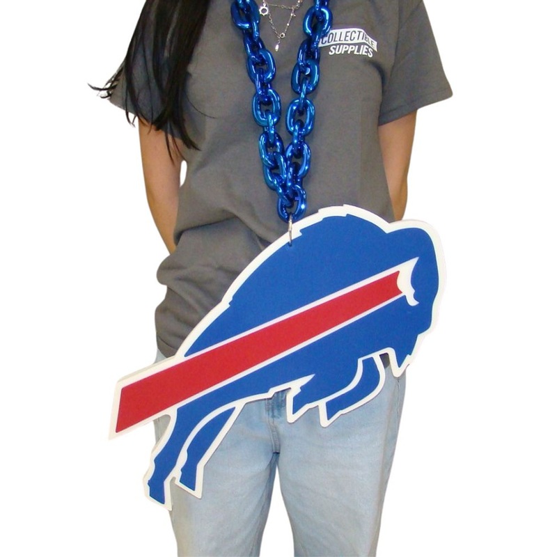 Buffalo Bills BIG LOGO 3D Fan Chain Foam Necklace