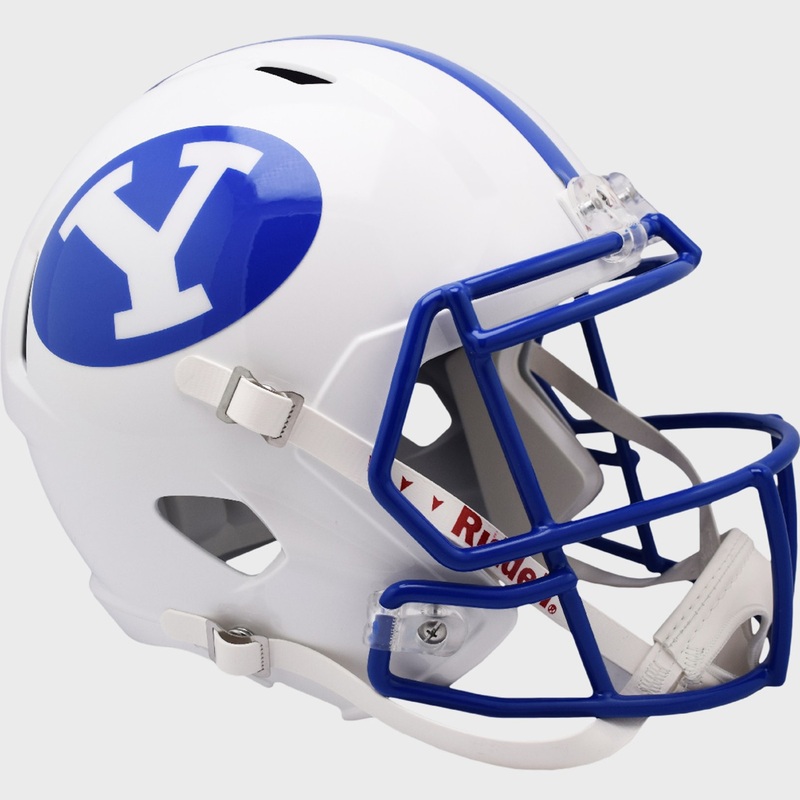 BYU Brigham Young Cougars Riddell Speed Replica Full Size Football Helmet