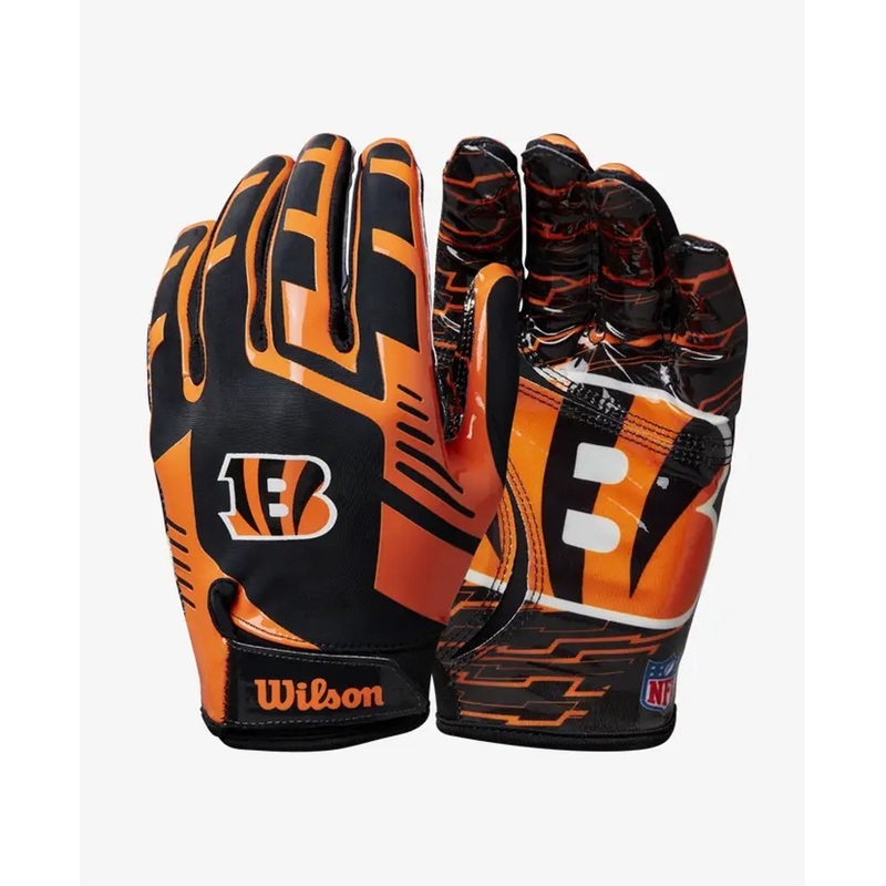 Cincinnati Bengals NFL Stretch Fit Receiver Football Gloves