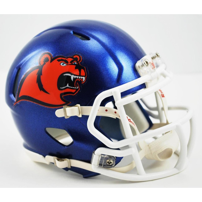 Coast Guard Bears NCAA Riddell Speed Mini Helmet