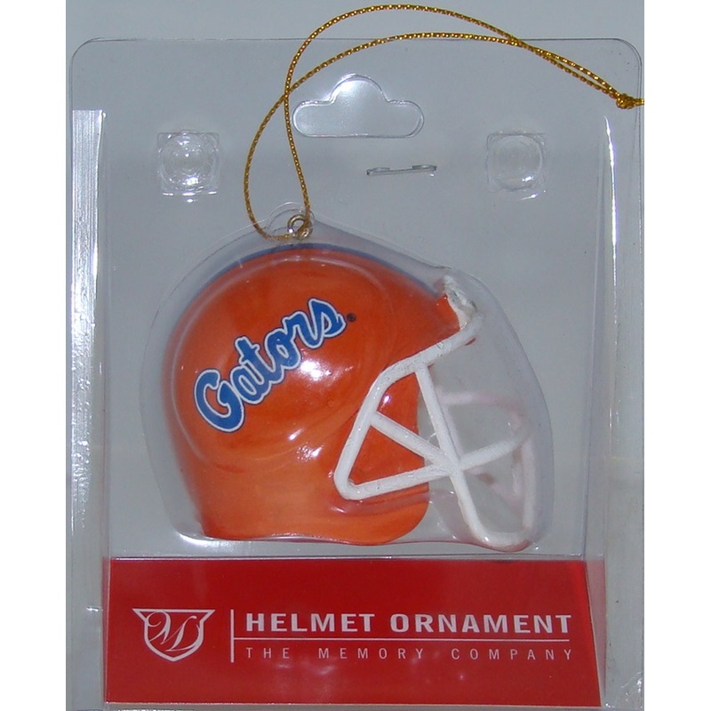 Florida Gators Team 3 inch Football Helmet Christmas Tree Ornament