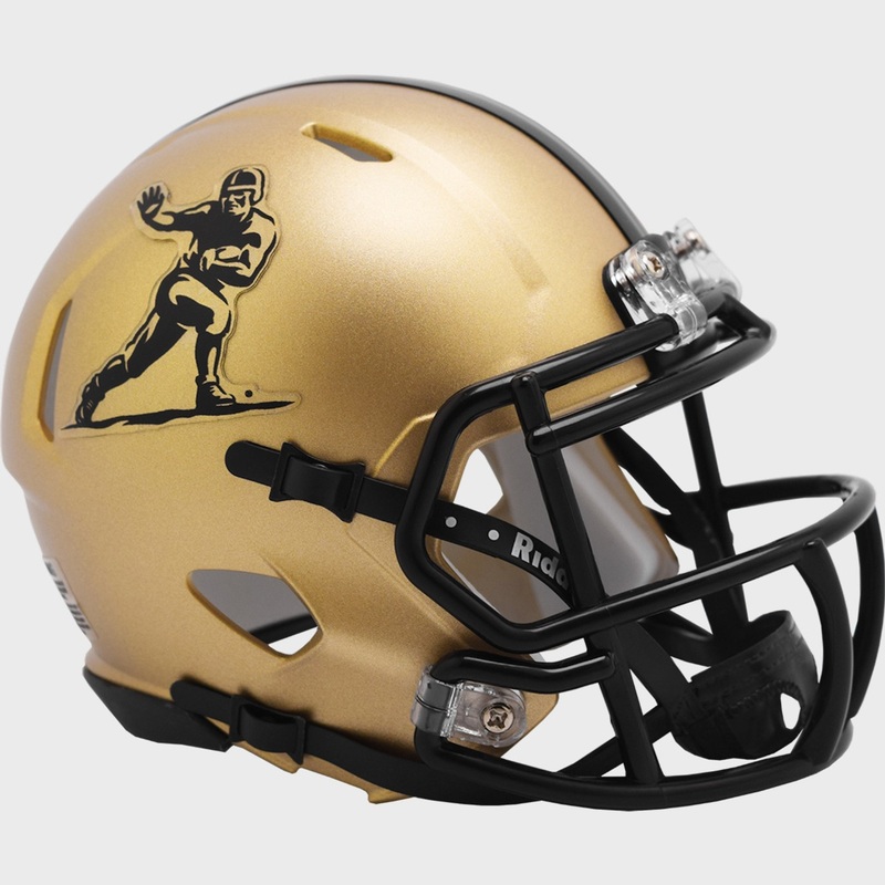 Heisman Trophy Gold NCAA Speed Mini Football Helmet