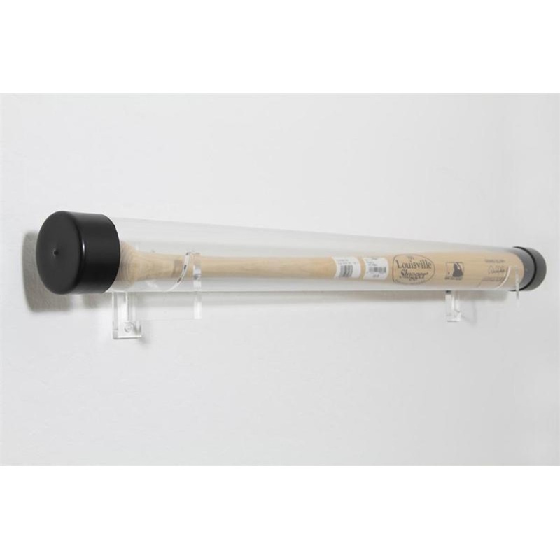 HORIZONTAL WALL MOUNT TUBE BRACKET for BASEBALL / SOFTBALL BAT TUBES