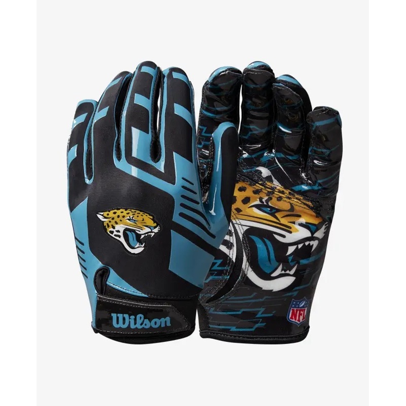 Jacksonville Jaguars NFL Stretch Fit Receiver Football Gloves