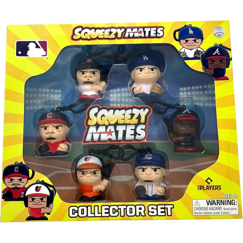 MLB SqueezyMates 6-Figure Set – 2025 Version