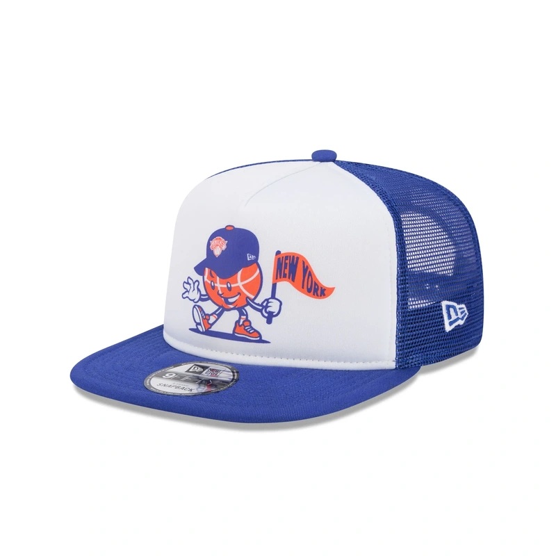 New York Knicks Court Sport 9FIFTY A-Frame Trucker Hat