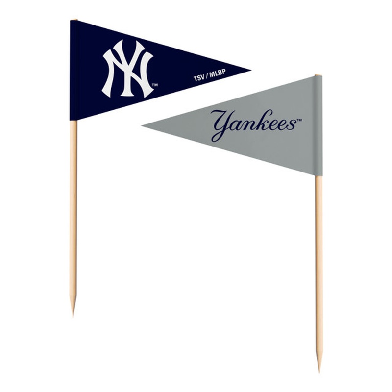 New York Yankees MLB Team Toothpick Flags – 36 pack Toothpicks