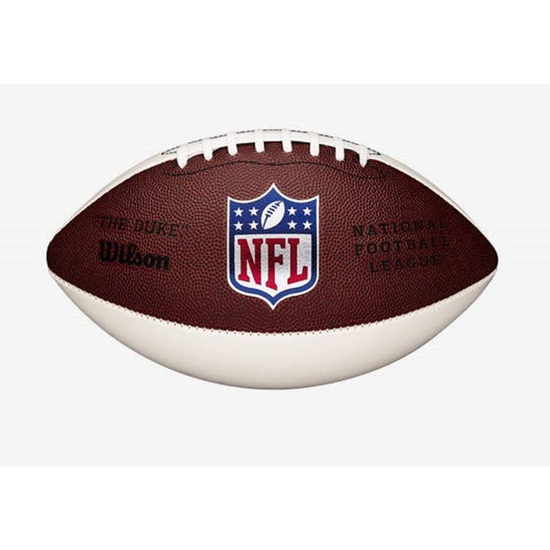 NFL New Logo Autograph White Panel Mini Game Football by Wilson (Boxed)