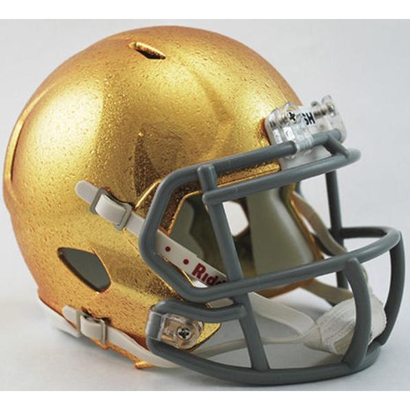 Notre Dame Fighting Irish NCAA Riddell Speed Hydrofx Mini Helmet