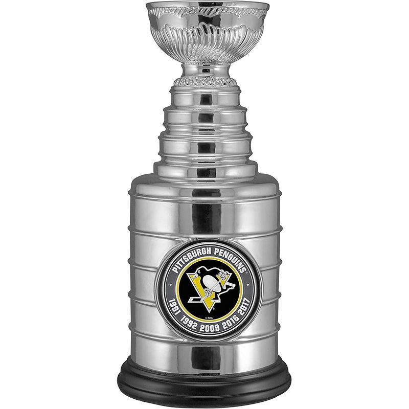 Pittsburgh Penguins NHL 2017 Stanley Cup Champions 8 inch Resin Replica Trophy