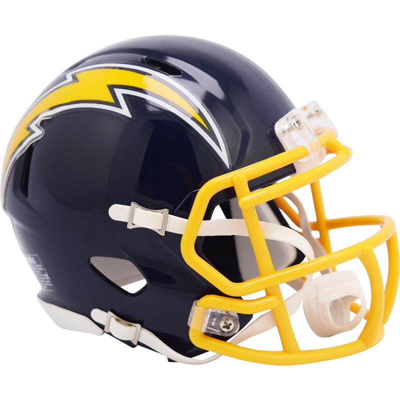 San Diego Los Angeles Chargers 1974-1987 Throwback Revolution Speed Mini Football Helmet