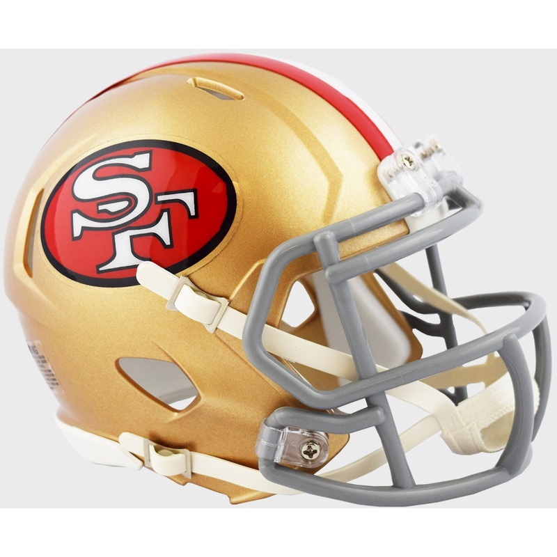 San Francisco 49ers 1964 to 1995 Throwback Revolution Speed Mini Football Helmet