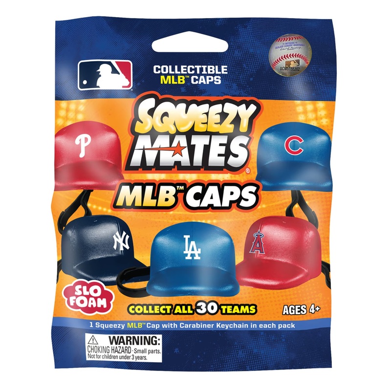 SqueezyMates Gravity Feed MLB Baseball Caps Mystery Pack – Series 1