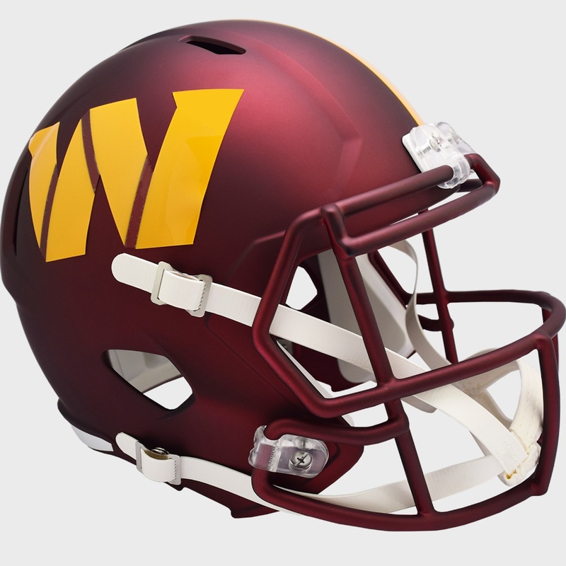 Washington Commanders Anodized Maroon NFL SPEED Riddell Full Size Replica Football Helmet