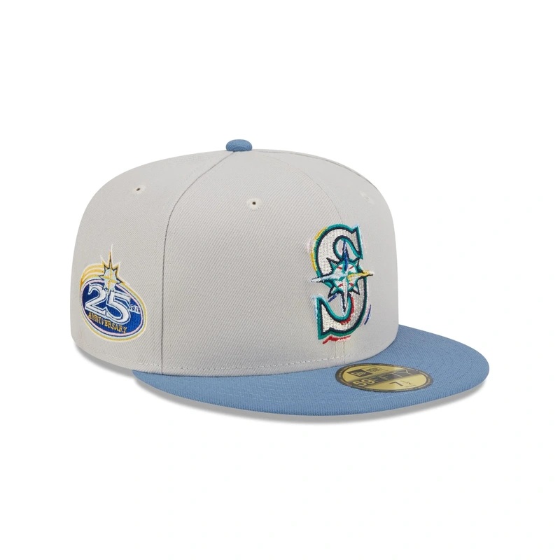 Seattle Mariners Color Brush 59FIFTY Fitted Hat