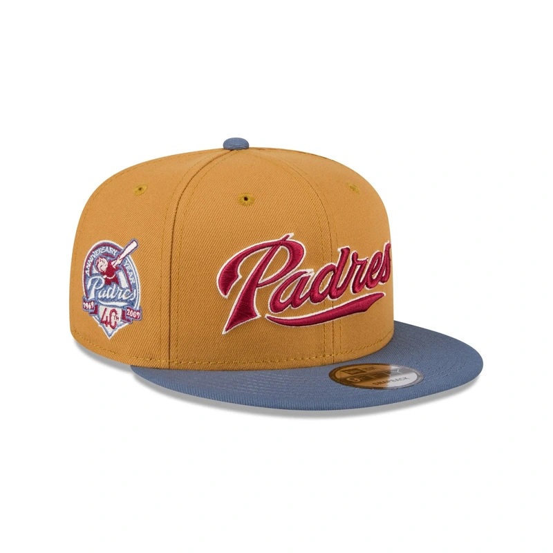 San Diego Padres Panama Tan 9FIFTY Snapback Hat