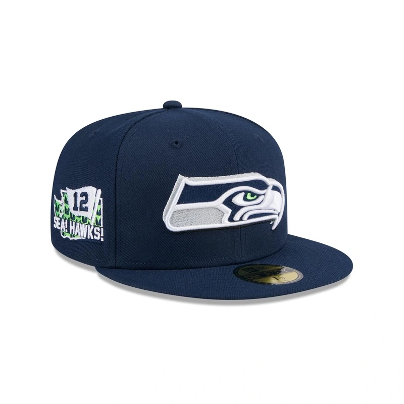 Seattle Seahawks 2024 Draft 59FIFTY Fitted Hat