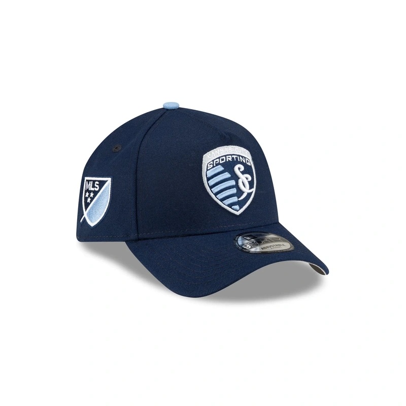 Sporting Kansas City 2024 MLS Kickoff 9FORTY A-Frame Snapback Hat