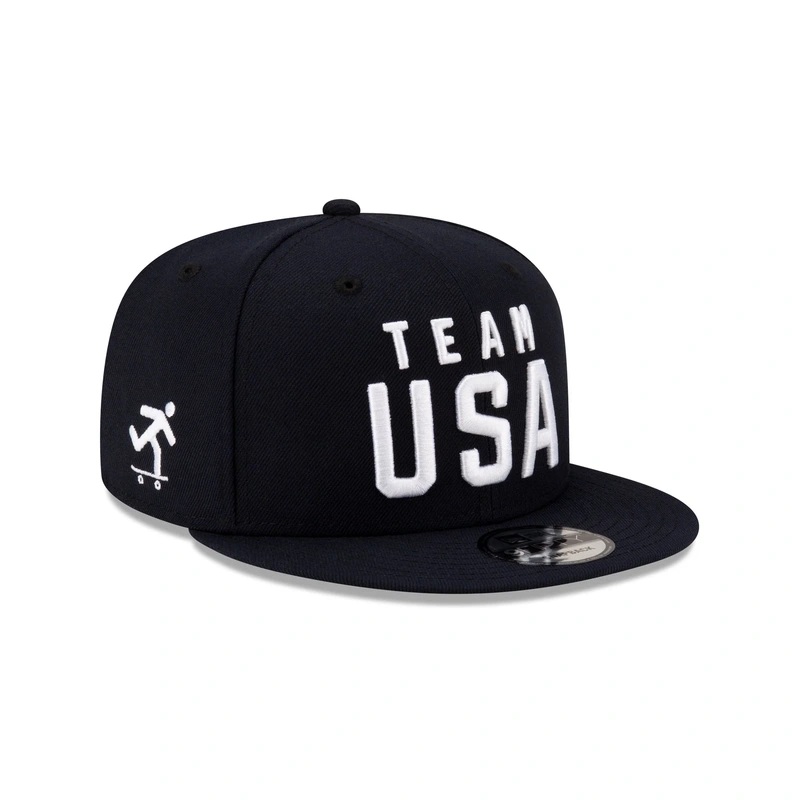 Team USA Skateboarding Navy 9FIFTY Snapback Hat